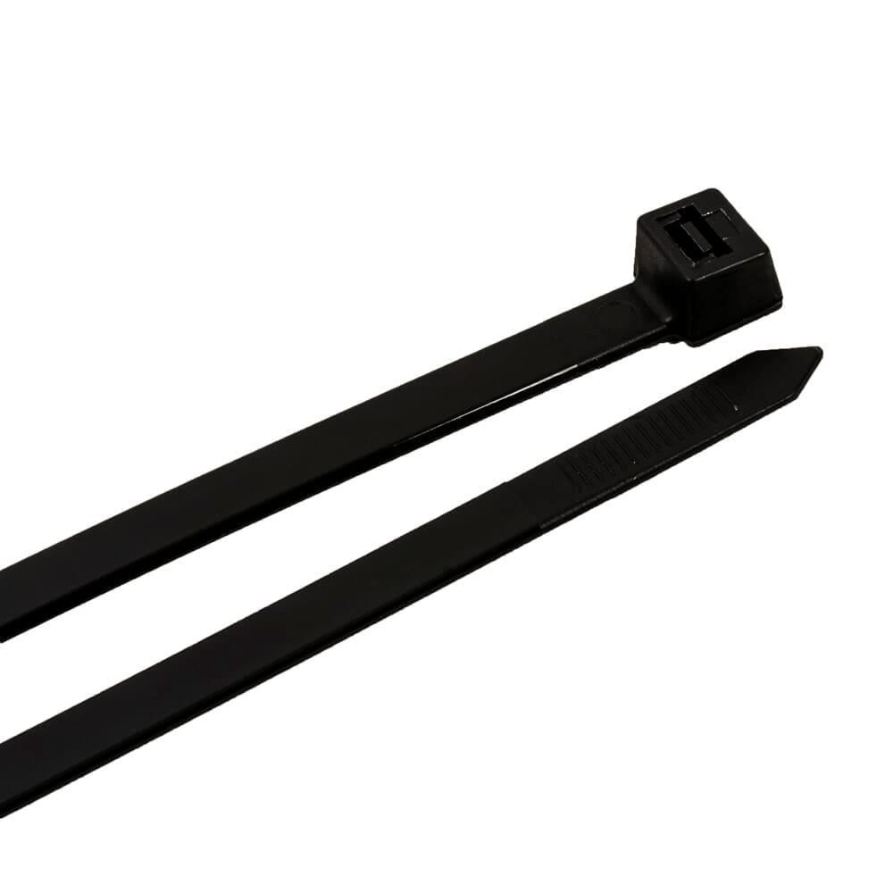 62069 Cable Ties, 12 in Black Heav